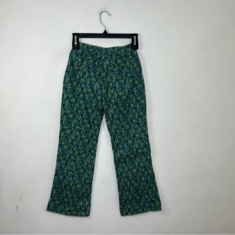 Boutique Brand GoGo Chic Floral Corduroy Hippie Pants Size 10